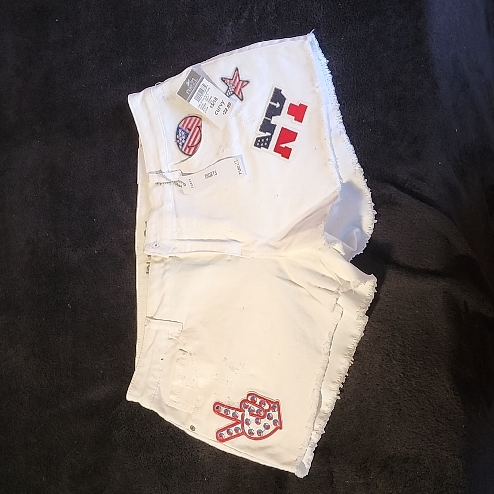 White shorts